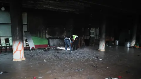 Lanzan un cóctel molotov contra un local de Monforte de Lemos (Lugo) que albergará un centro de menores migrantes