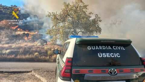 Incendio Cuacos de Yuste
