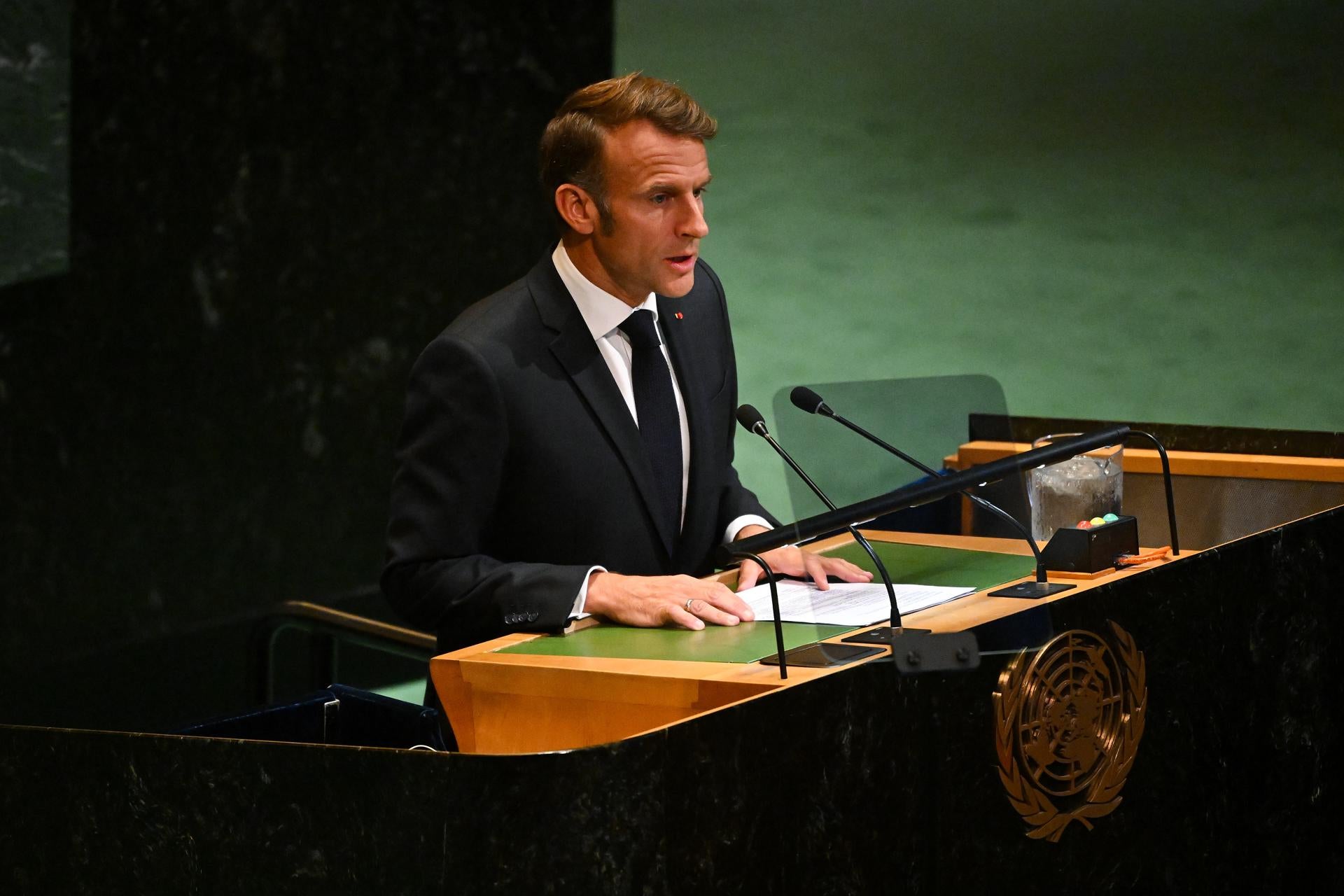 Macron hace efectivo el reconocimiento del Estado palestino en una conferencia de la ONU marcada por el boicot de EEUU Macron hace efectivo el reconocimiento del Estado palestino en una conferencia de la ONU marcada por el boicot de EEUU