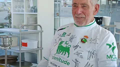 Mauricio Gómez - abonado número 1 del Racing Mauricio Gómez - abonado número 1 del Racing