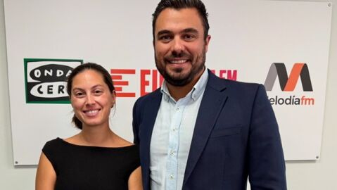 Aina Mesquida, directora del Business Club del RCD Mallorca, junto a Rubén Forcada, director comercial del RCD Mallorca Aina Mesquida, directora del Business Club del RCD Mallorca, junto a Rubén Forcada, director comercial del RCD Mallorca