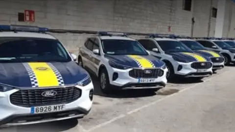 Parte de la flota de los nuevos suvs Parte de la flota de los nuevos suvs