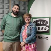 Ana Santos con Juan Hernando, uno de los organizadores de la WordCamp Galicia