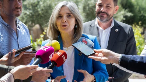 La secretaria de Estado de Migraciones, Pilar Cancela (c), en una imagen de archivo.