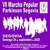 La VII Marcha de Parkinson Segovia espera llegar este domingo a los 500 dorsales previstos La VII Marcha de Parkinson Segovia espera llegar este domingo a los 500 dorsales previstos