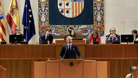 El presidente Azcón en su intervención en el Debate sobre el Estado de la Comunidad El presidente Azcón en su intervención en el Debate sobre el Estado de la Comunidad