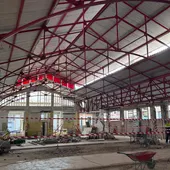 Obras en el Mercado Central de Elche. Obras en el Mercado Central de Elche.