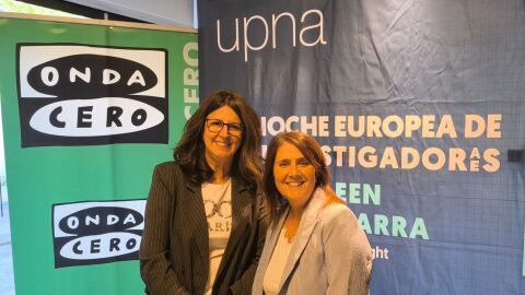 Bego&ntilde;a P&eacute;rez Vicerrectora de la UPNA y Marisa Lacabe