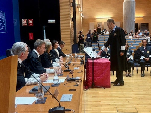El nuevo presidente de la Audiencia de València, sobre la DANA: "Hay que dejar actuar a los juzgados" El nuevo presidente de la Audiencia de València, sobre la DANA: "Hay que dejar actuar a los juzgados"