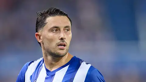 Facundo Garcés durante un partido con el Alavés Facundo Garcés durante un partido con el Alavés