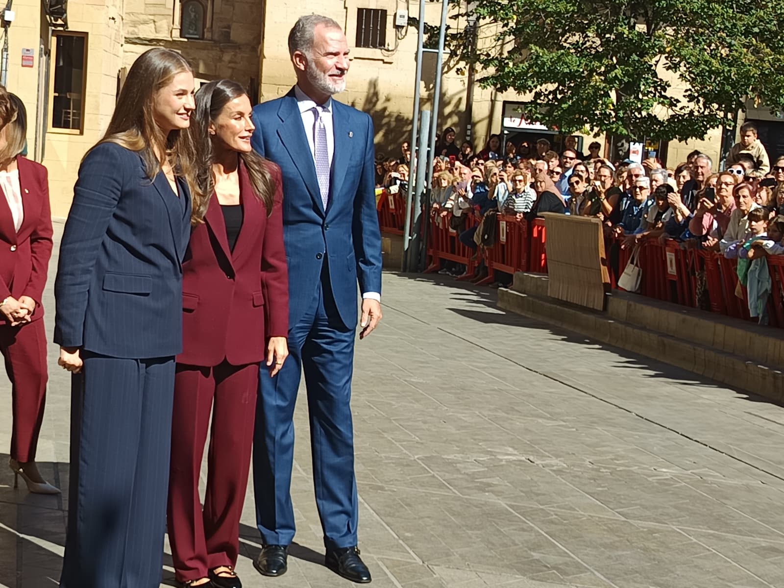 Viana recibe a la princesa Leonor en el sexto centenario de la creación del título Viana recibe a la princesa Leonor en el sexto centenario de la creación del título