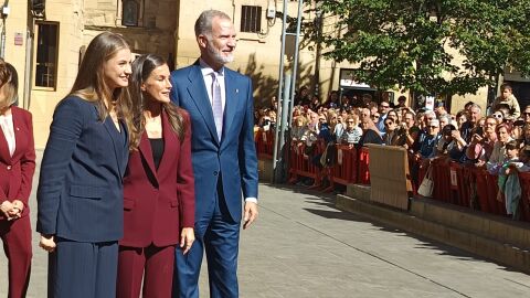 Reyes de Espa&ntilde;a en Viana
