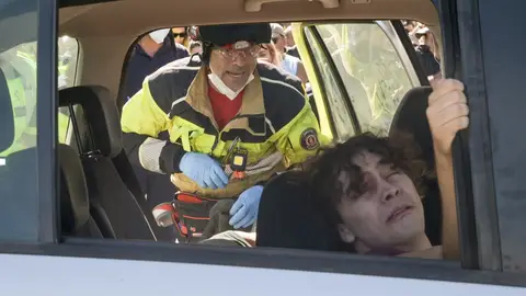 Primer simulacro de riesgo volcánico en España realizado en el municipio tinerfeño de Garachico Primer simulacro de riesgo volcánico en España realizado en el municipio tinerfeño de Garachico/ Europa Press