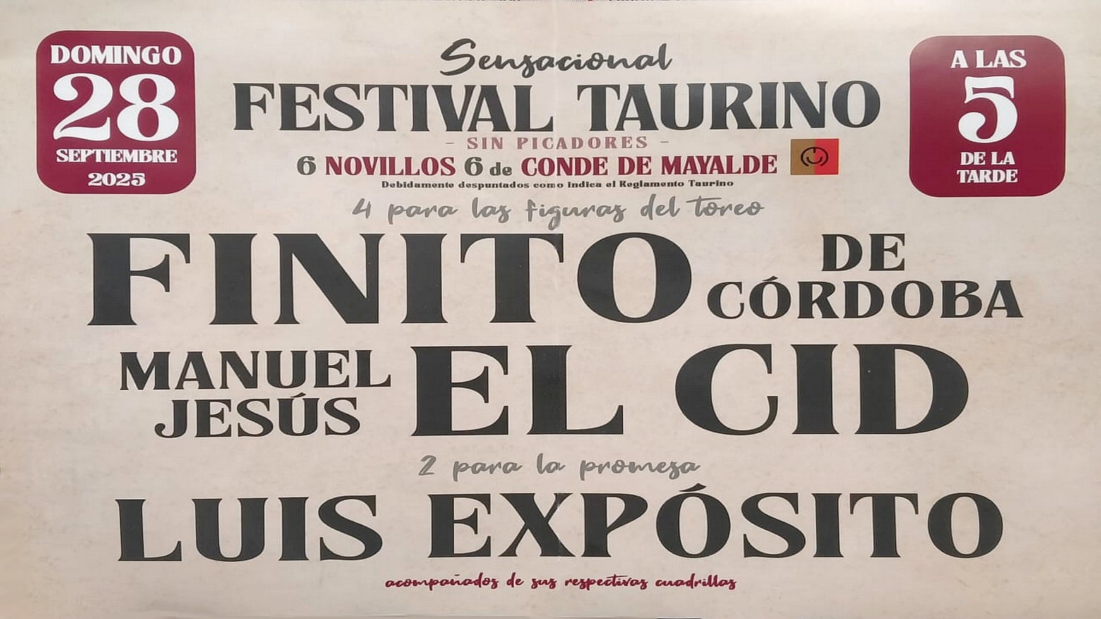Vuelven los festejos taurinos a Valdepeñas Vuelven los festejos taurinos a Valdepeñas