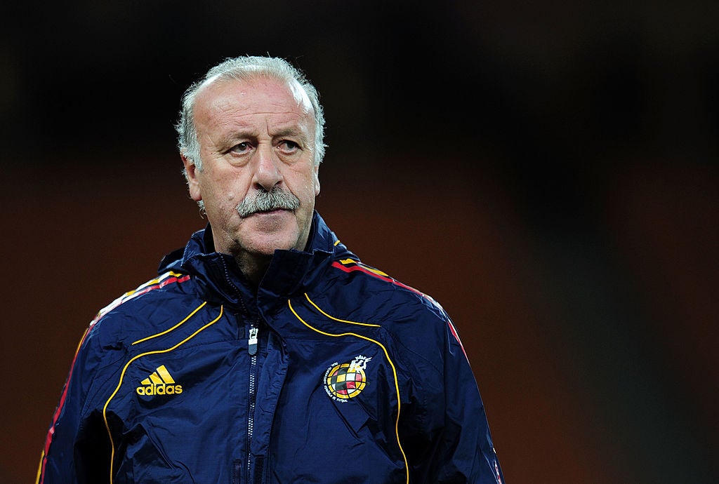 Vicente Del Bosque durante el Mundial 2010 Vicente Del Bosque durante el Mundial 2010