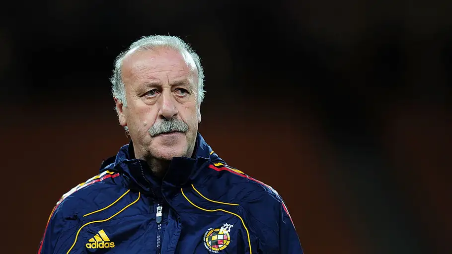 Vicente Del Bosque durante el Mundial 2010 Vicente Del Bosque durante el Mundial 2010
