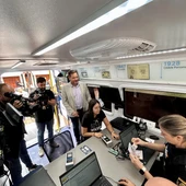 Interior del vehículo VIDOC de la Policía Nacional Interior del vehículo VIDOC de la Policía Nacional