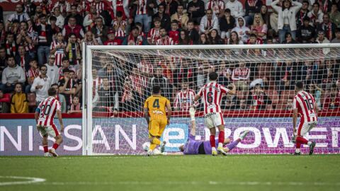 Imagen de un gol del Albacete