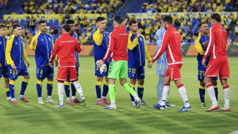 Imagen del Las Palmas- Almer&iacute;a antes de empezar
