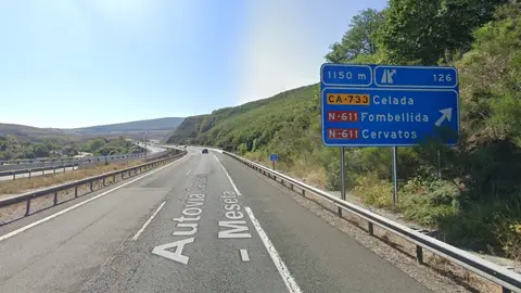La autovía A-67, en Campoo de Enmedio La autovía A-67, en Campoo de Enmedio Cantabria
