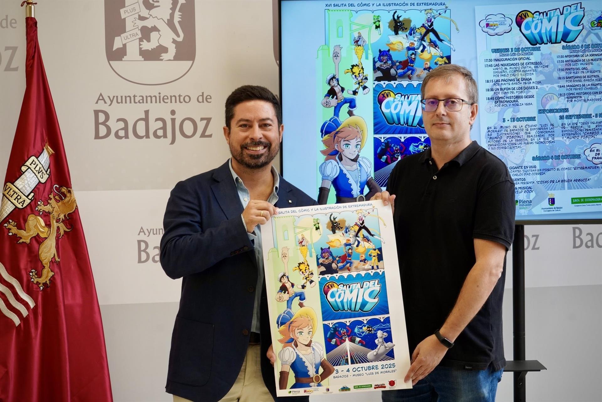 La Salita del Cómic se celebrará este mes de octubre en Badajoz con conferencias o un cómic gigante en vivo La Salita del Cómic se celebrará este mes de octubre en Badajoz con conferencias o un cómic gigante en vivo