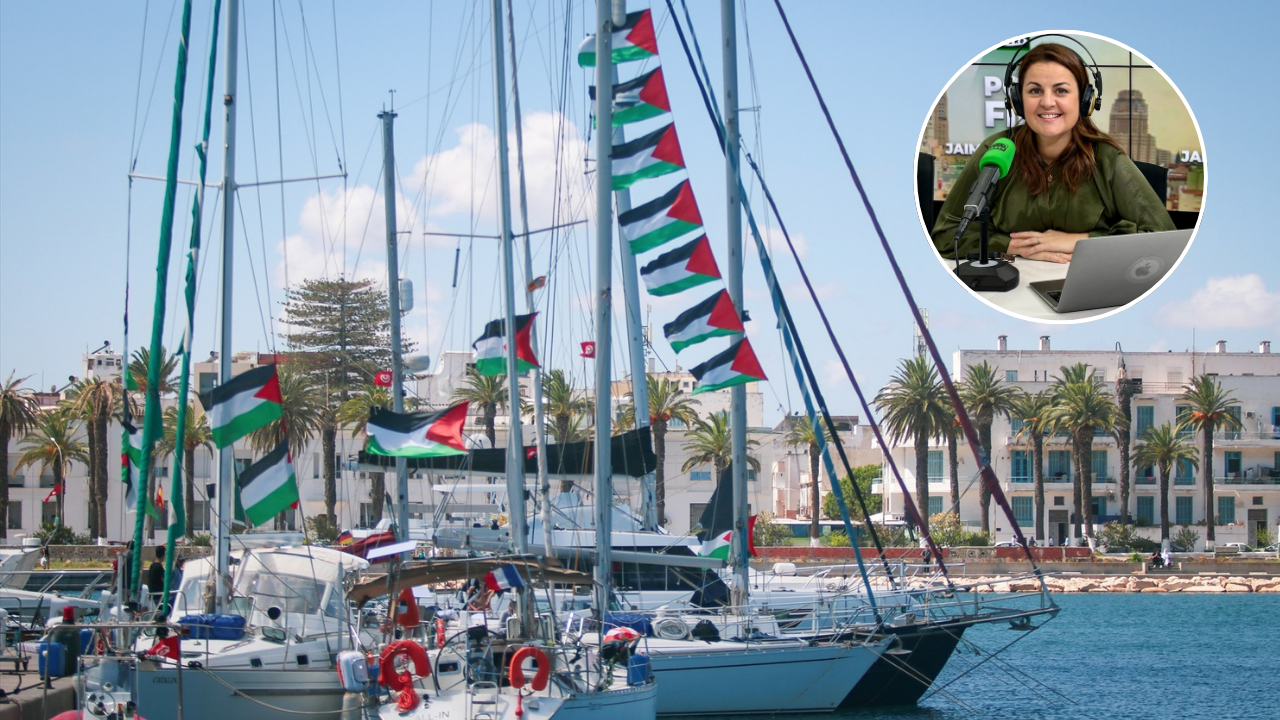 Ketty Garat lamenta la "hipocresía" del Gobierno con la protección a la flotilla: "En Mauritania o Ucrania no lo vimos" Ketty Garat lamenta la "hipocresía" del Gobierno con la protección a la flotilla: "En Mauritania o Ucrania no lo vimos"