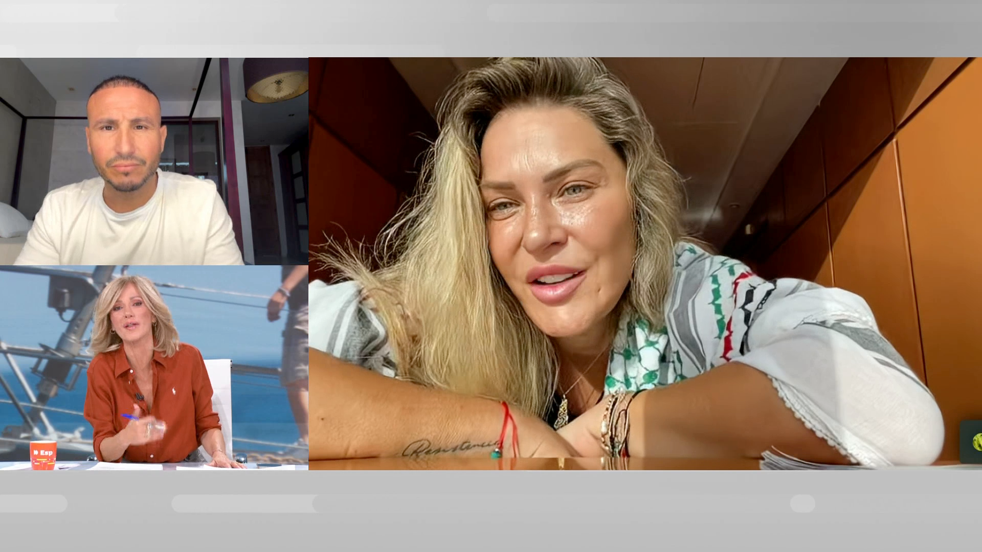 La inquietud del marido de la TikToker española detenida en la Flotilla: "Me llamó y me dijo: ¡Están aquí! Y se acabó la comunicación" La inquietud del marido de la TikToker española detenida en la Flotilla: "Me llamó y me dijo: ¡Están aquí! Y se acabó la comunicación"