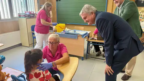 Comienza la vacunación contra la gripe en los colegios de Almería Comienza la vacunación contra la gripe en los colegios de Almería