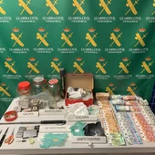 Material incautado por la Guardia Civil Material incautado por la Guardia Civil