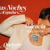El concierto de Quevedo en el Roig Arena se aplaza al 25 de octubre por motivos de salud El concierto de Quevedo en el Roig Arena se aplaza al 25 de octubre por motivos de salud