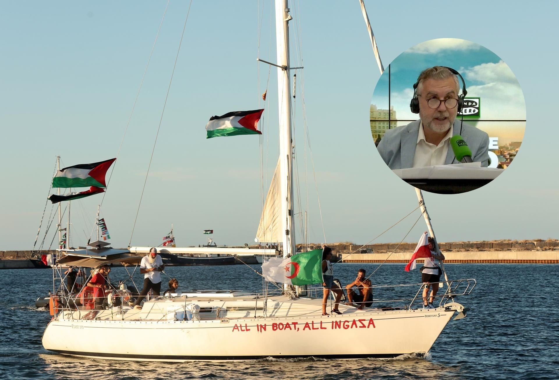 Carlos Alsina, sobre la flotilla: "No termino de comprender la irritación que supone que se haga esta misión" Carlos Alsina, sobre la flotilla: "No termino de comprender la irritación que supone que se haga esta misión"