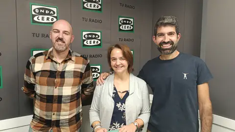 David López, Elisa Alegre y Javier Lizaga TERTULIA