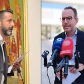 De izquierda a derecha: Samuel Ruz (Vox) y Héctor Díez (PSOE).