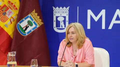 Inma Sanz, vicealcaldesa de Madrid durante la rueda de prensa de Junta de Gobierno Inma Sanz, vicealcaldesa de Madrid durante la rueda de prensa de Junta de Gobierno