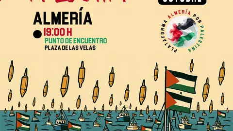 Convocan una concentración urgente en repulsa por la captura de barcos pertenecientes a la flotilla de Gaza Convocan una concentración urgente en repulsa por la captura de barcos pertenecientes a la flotilla de Gaza