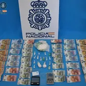 Material intervenido por la Policía Nacional en Puertollano Material intervenido por la Policía Nacional en Puertollano