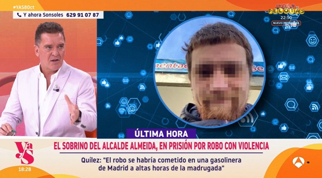 El sobrino de José Luis Martínez-Almeida, en prisión por participar en un presunto robo con violencia El sobrino de José Luis Martínez-Almeida, en prisión por participar en un presunto robo con violencia