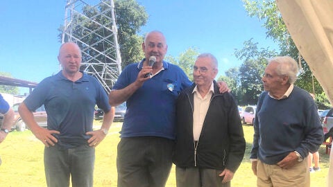 Luis Javier del Valle, junto a Emilio Serrano
