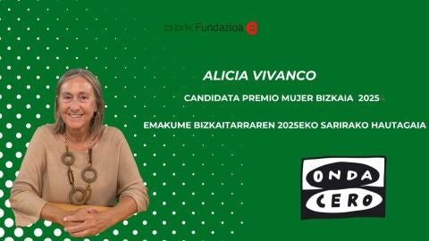 Maria Vivanco, candidata al Premio Mujer