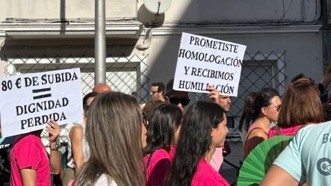 Manifestaci&oacute;n Docentes extreme&ntilde;os