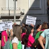 Manifestación Docentes extremeños