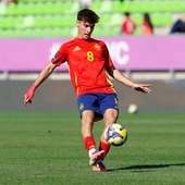'Rodri' Mendoza, con España sub-20. 'Rodri' Mendoza, con España sub-20.