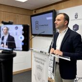 Guillermo Arroyo durante la rueda de prensa