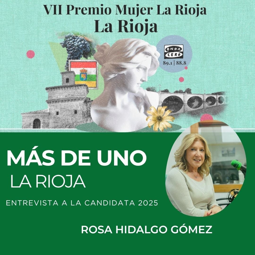 Premio Mujer La Rioja 2025, candidata Rosa Hidalgo Gómez Premio Mujer La Rioja 2025, candidata Rosa Hidalgo Gómez