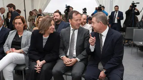 Visita de representantes institucionales a las obras del proyecto de Ciudad del Cine. Visita de representantes institucionales a las obras del proyecto de Ciudad del Cine.