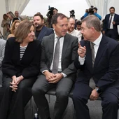 Visita de representantes institucionales a las obras del proyecto de Ciudad del Cine. Visita de representantes institucionales a las obras del proyecto de Ciudad del Cine.
