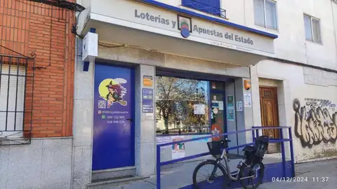 Administración de lotería de Alcázar donde fue validado el boleto premiado Administración de lotería de Alcázar donde fue validado el boleto premiado