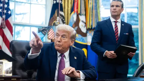 Donald Trump en una foto de archivo Donald Trump en una foto de archivo