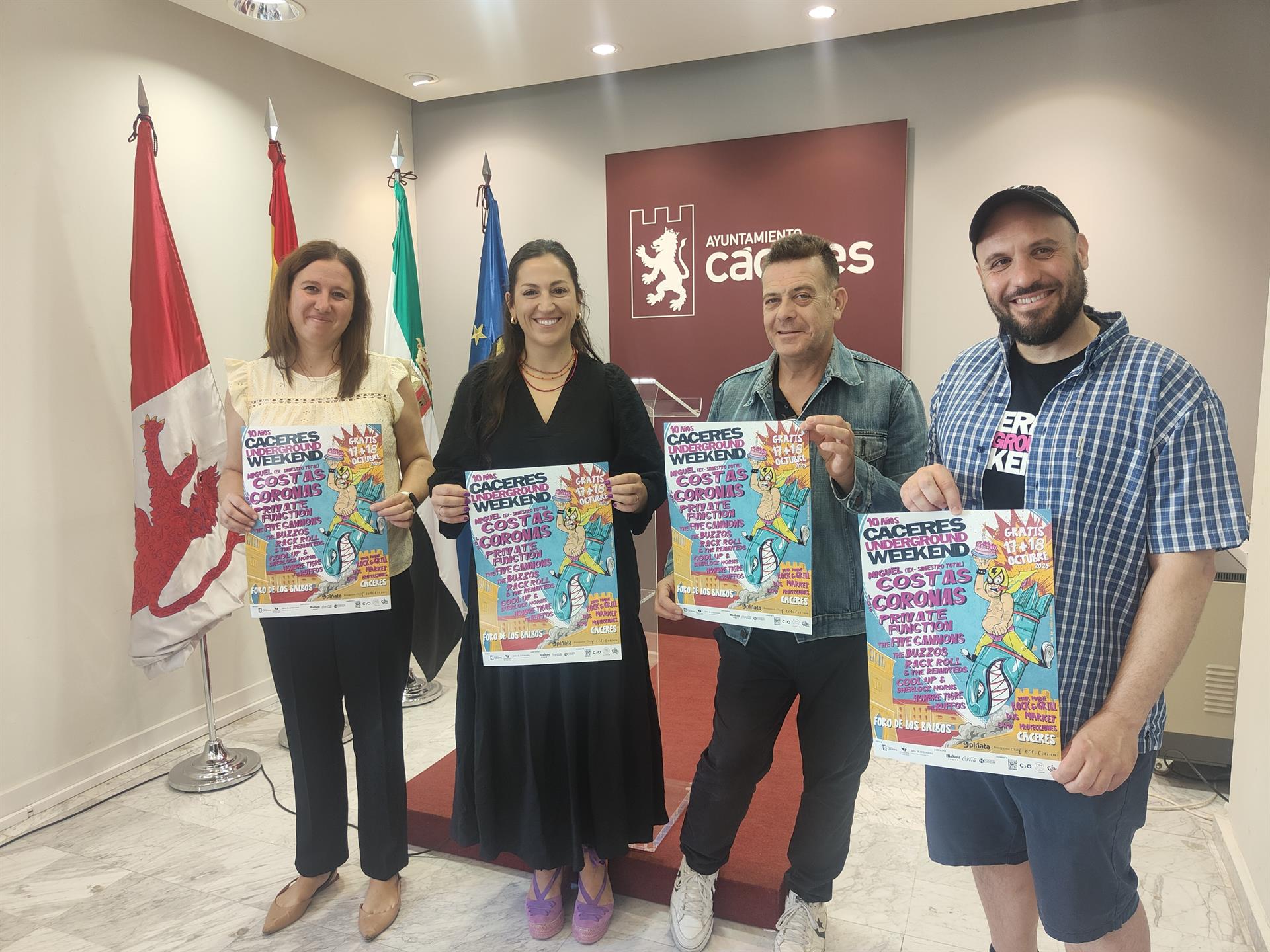 El Festival Cáceres Underground Weekend celebra su décimo aniversario con dos días de música en el Foro de los Balbos El Festival Cáceres Underground Weekend celebra su décimo aniversario con dos días de música en el Foro de los Balbos