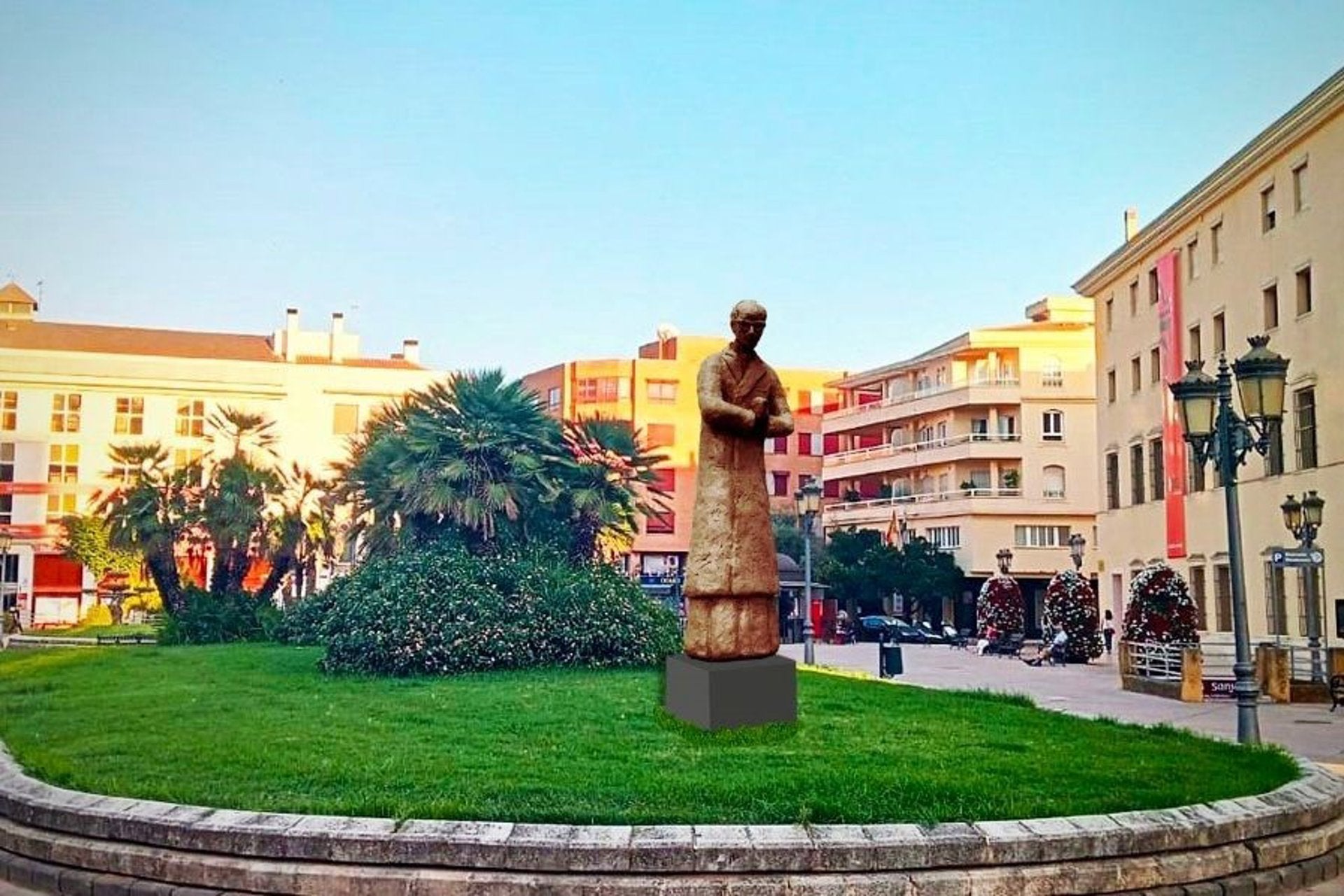 Un monumento homenajeará la figura y obra del Padre Rafael en la plaza de San Atón de Badajoz Un monumento homenajeará la figura y obra del Padre Rafael en la plaza de San Atón de Badajoz